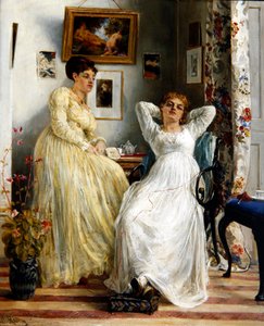 Siostry, ok. 1876 (olej na płótnie)