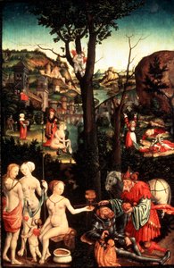 „Alegoria miłości” „Miłość zwycięża wszystko”, XVI wiek autorstwa Matthias Gerung