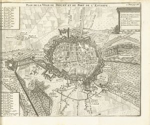 Belega van Douai, 1710 Plan de la Ville de Douay et du Fort de l