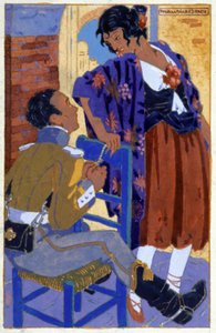 Don Jose i Carmen, ok. 1930 (ilustracja)