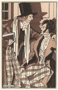 Ilustracja do Scenes de la Vie de Boheme Henri Murgera (lito) autorstwa Maurice Berty