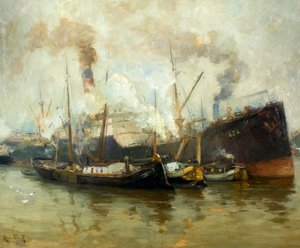 Les Fumees autorstwa Maurice Blieck