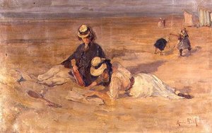 Na plaży autorstwa Maurice Blieck