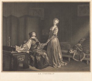 Umowa autorstwa Maurice Blot after Jean Honoré Fragonard