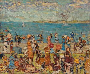 Scena na plaży autorstwa Maurice Brazil Prendergast
