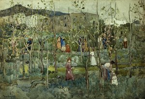Capri, 1899 autorstwa Maurice Brazil Prendergast