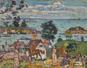 Port w Gloucester autorstwa Maurice Brazil Prendergast