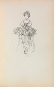 Szkicownik włoski: Balerina strona 231, 1898-1899. autorstwa Maurice Brazil Prendergast