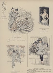 Ilustracja do Paris Brillant (kolor lito) autorstwa Maurice Charles Mathieu Bonvoisin