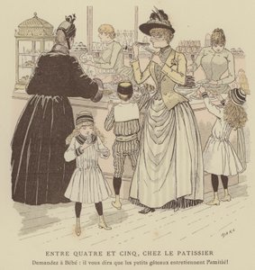 Ilustracja do Paris Brilliant (kolor lito) autorstwa Maurice Charles Mathieu Bonvoisin