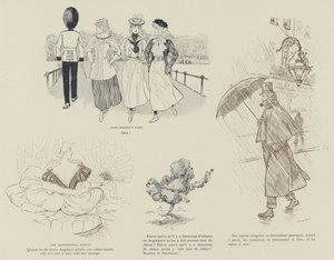 Ilustracja do La Vie De Londres autorstwa Mars autorstwa Maurice Charles Mathieu Bonvoisin