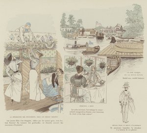 Ilustracja do La Vie De Londres autorstwa Mars autorstwa Maurice Charles Mathieu Bonvoisin