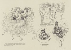 Ilustracja do La Vie De Londres autorstwa Mars autorstwa Maurice Charles Mathieu Bonvoisin