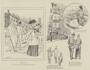 Ilustracja do La Vie De Londres autorstwa Mars autorstwa Maurice Charles Mathieu Bonvoisin