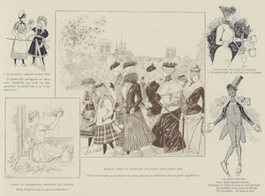 Ilustracja do La Vie De Londres autorstwa Mars autorstwa Maurice Charles Mathieu Bonvoisin