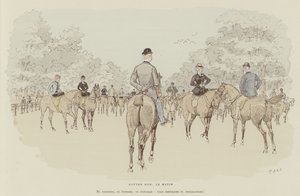 Ilustracja do La Vie De Londres autorstwa Mars autorstwa Maurice Charles Mathieu Bonvoisin