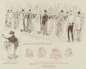 Ilustracja do La Vie De Londres autorstwa Mars autorstwa Maurice Charles Mathieu Bonvoisin