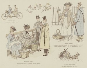 Ilustracja do La Vie De Londres autorstwa Mars autorstwa Maurice Charles Mathieu Bonvoisin