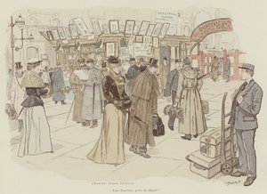 Ilustracja do La Vie De Londres autorstwa Mars autorstwa Maurice Charles Mathieu Bonvoisin