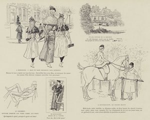 Ilustracja do La Vie De Londres autorstwa Mars autorstwa Maurice Charles Mathieu Bonvoisin