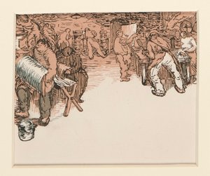 Sprzedawcy uliczni w La Pensee (ilustracja, s. 3))