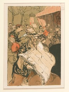 Sprzedawcy uliczni z La Pensee, Les Boulevards, s. 45 autorstwa Maurice Delcourt