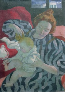 Matka myjąca dziecko, 1895 autorstwa Maurice Denis