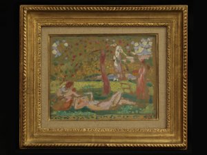Jesienne bukoliki lub pod jabłonią autorstwa Maurice Denis