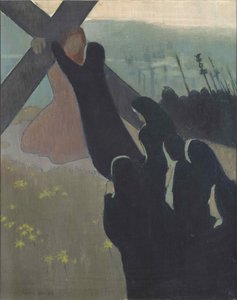 Kalwaria lub wejście na Kalwarię, 1889. autorstwa Maurice Denis