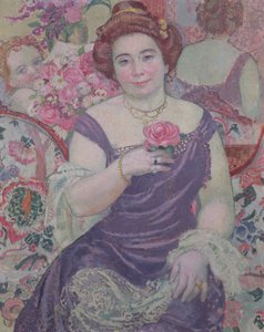 Marta z różą, 1909
