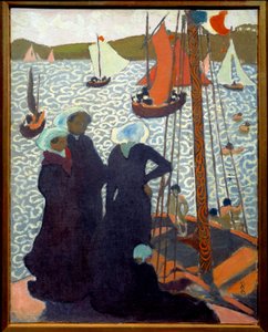 Regates Perros w Bretanii autorstwa Maurice Denis