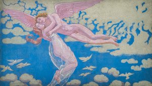 Historia Psyche, Panel VII. Amorek niosący psychikę do nieba autorstwa Maurice Denis