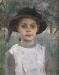 Młoda dziewczyna, 1886 autorstwa Maurice Greiffenhagen