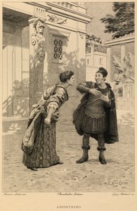 Amfitryon według Moliera autorstwa Maurice Leloir