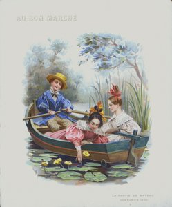 Żeglarstwo, kostiumy z 1830 r. (chromolitho) autorstwa Maurice Leloir