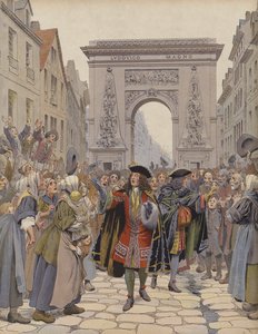 Boufflery zimą 1709, uspokajające zamieszanie