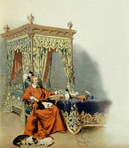 Historia Francji: kardynał Richelieu (Armand Jean du Plessis autorstwa Maurice Leloir
