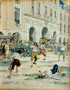 Historia Francji: Nowa edycja (prawo) przez kardynała Richelieu (Armand Jean du Plessis autorstwa Maurice Leloir