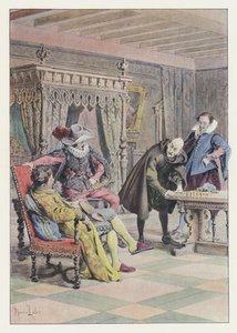 Ilustracja do Gil Blas (kolor lito) autorstwa Maurice Leloir
