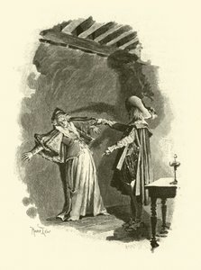 Ilustracja do Trzech Muszkieterów (rycina) autorstwa Maurice Leloir