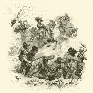 Ilustracja do Trzech Muszkieterów (rycina)