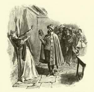 Ilustracja do Trzech Muszkieterów (rycina) autorstwa Maurice Leloir