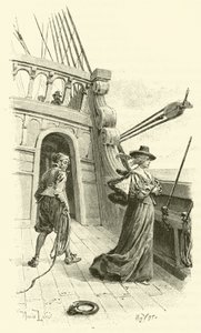 Ilustracja do Trzech Muszkieterów (rycina) autorstwa Maurice Leloir