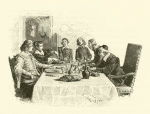 Ilustracja do Trzech Muszkieterów (rycina) autorstwa Maurice Leloir