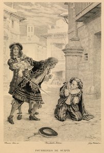Les fourberies de Scapin autorstwa Moliere