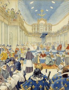 Richelieu wygłosił przemówienie w imieniu urzędnika na końcowym posiedzeniu generałów stanów w 1614 r. – w „Richelieu” Maurice