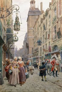 Ruchliwa ulica autorstwa Maurice Leloir