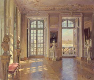 Sala Delfina w Wersalu autorstwa Maurice Lobre
