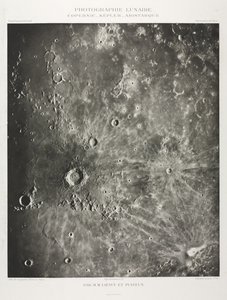 Fotografia księżycowa: Copernic-Kepler-Aristaric, 1896. autorstwa Maurice Loewy