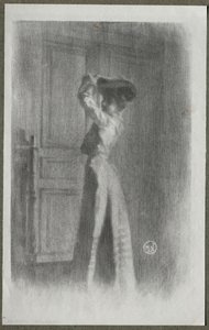 Modna kobieta autorstwa Maurice Louis Henri Newmont